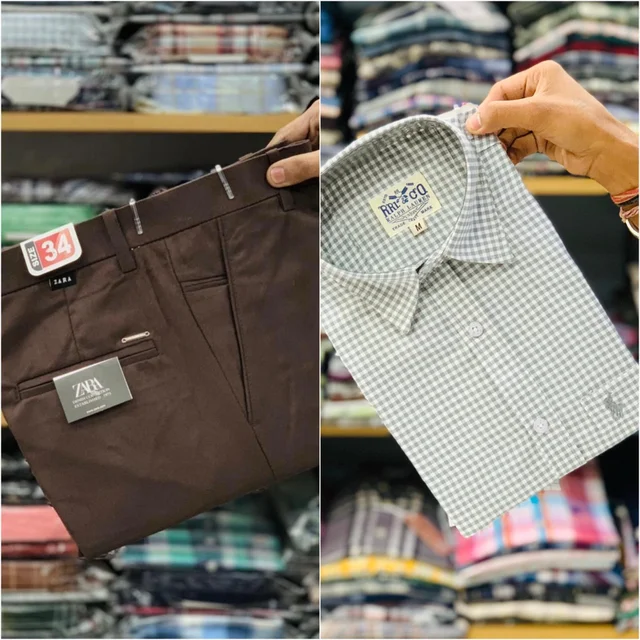 Trending Pant Shirt Combo Offer - M, 34