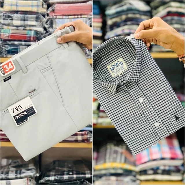 Trending Pant Shirt Combo Offer - M, 30