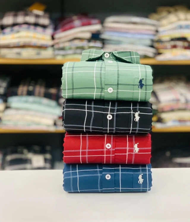 RL Polo Check Shirts (Pack of 4 Shirt) - Xxl