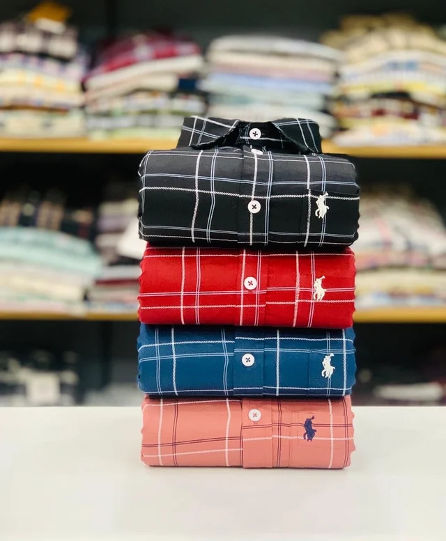 RL Polo Check Shirts (Pack of 4 Shirt) - Xl