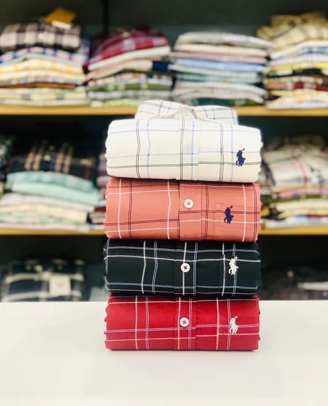 RL Polo Check Shirts (Pack of 4 Shirt) - Xl