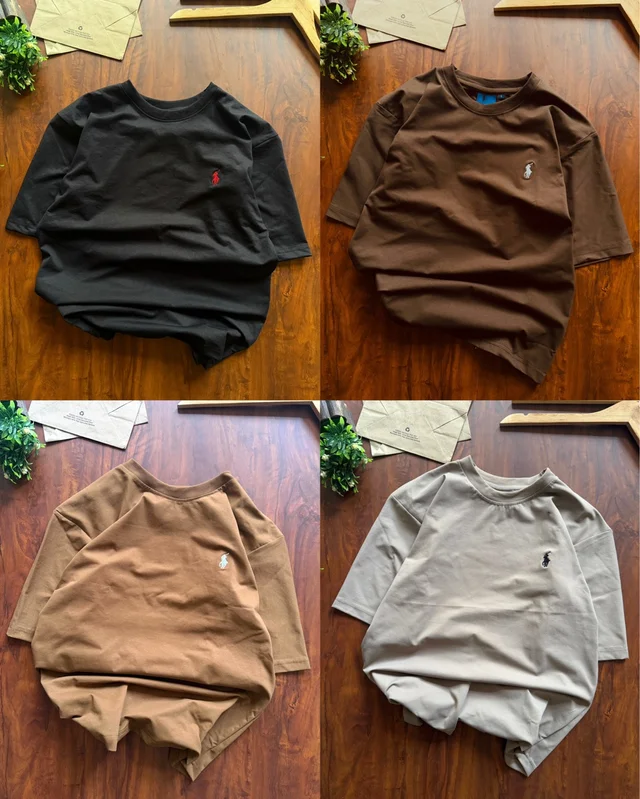RL Polo Plain Shirts (Pack Of 4pc) - M 38