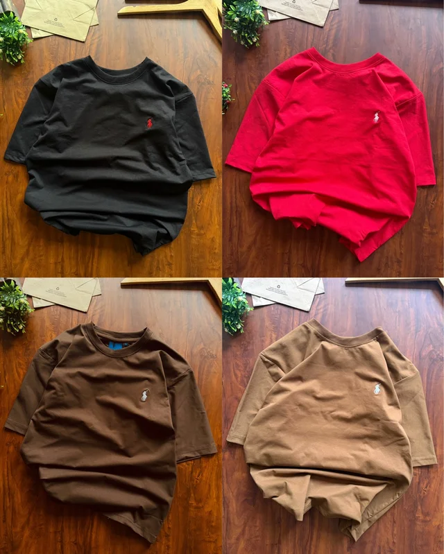 RL Polo Plain Shirts (Pack Of 4pc) - M 38