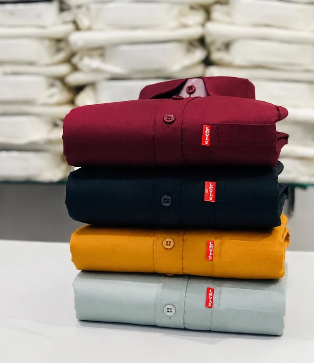 Levi’s Plain Shirt (Combo of 4 Shirt)