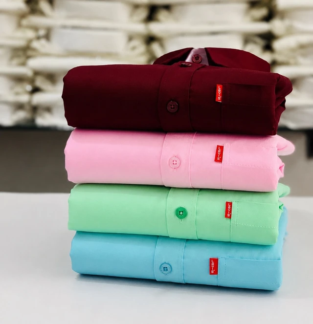 Levi’s Plain Shirt (Combo of 4 Shirt)