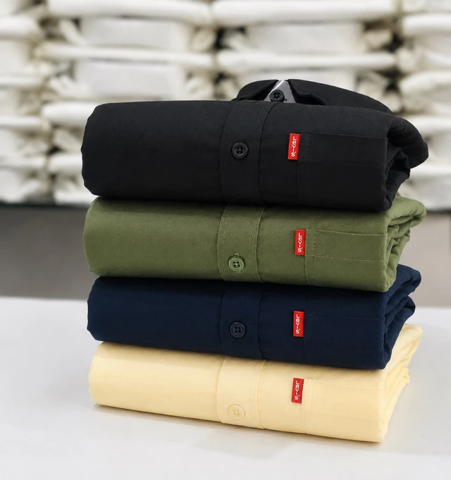 Levi’s Plain Shirt (Combo of 4 Shirt)