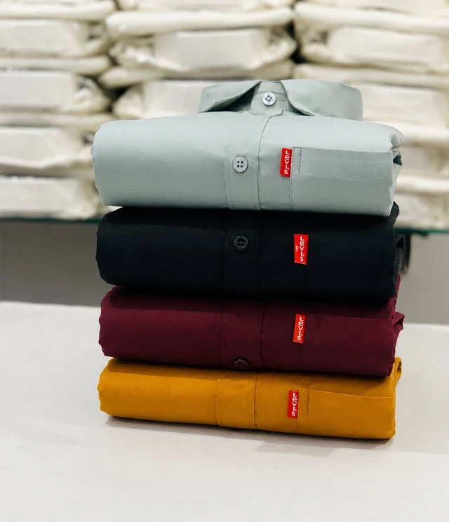 Levi’s Plain Shirt (Combo of 4 Shirt)