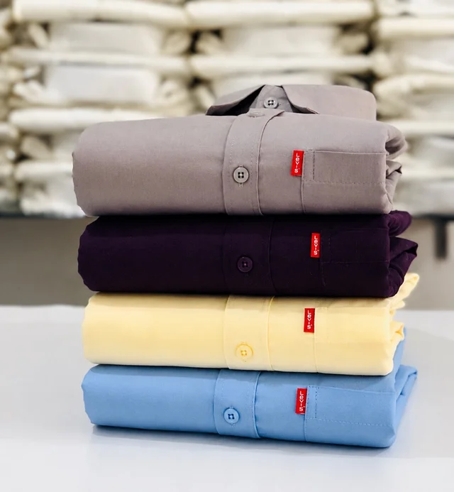 Levi’s Plain Shirt (Combo of 4 Shirt) - L 40