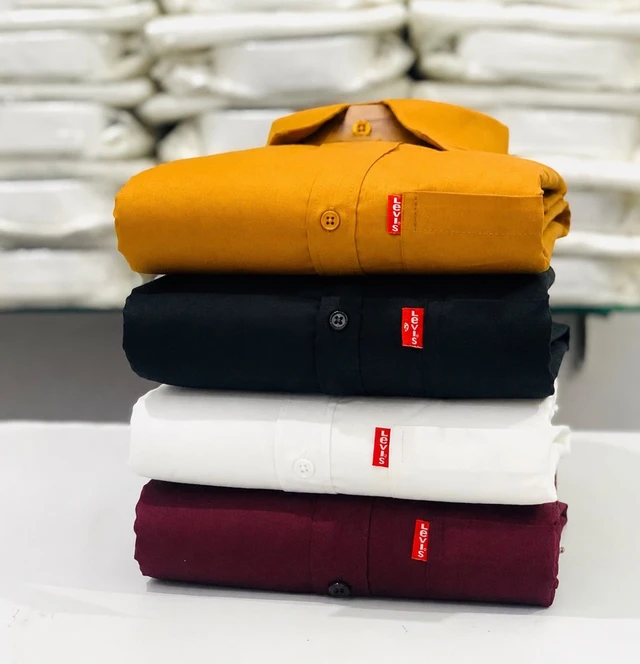 Levi’s Plain Shirt (Combo of 4 Shirt) - Xxl 44