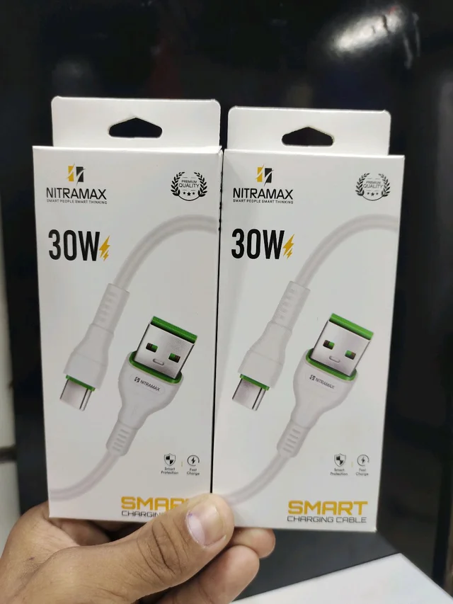 Nitramax 30w Type-c Cable ⚡ - Type -C
