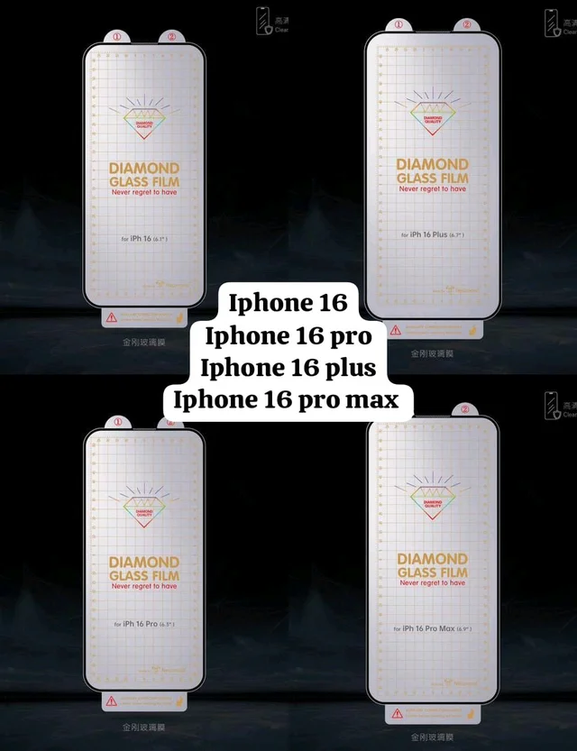 iPhone 16 Series Dimond Glass - iPhone 16, iPhone 16
