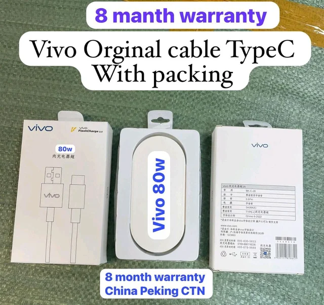 Vivo Type C 💯⚡ Original Cable - Vivo 80W
