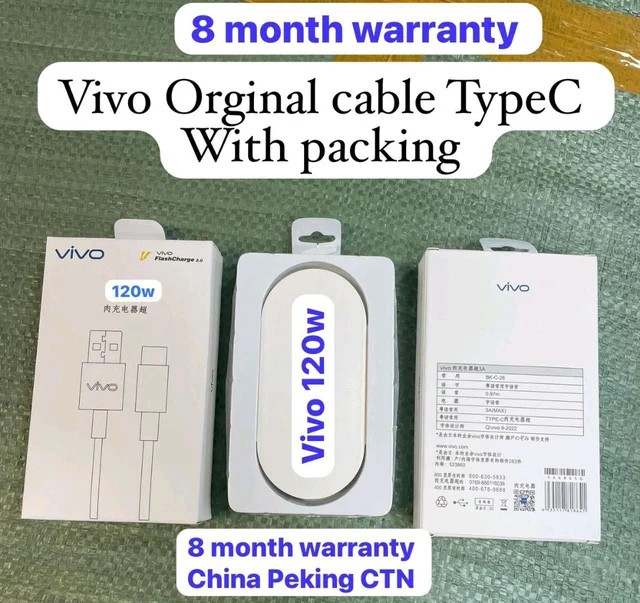 Vivo Type C 💯⚡ Original Cable - Vivo 120W