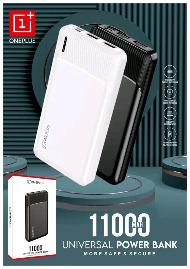 One plus 11000MAH power bank Heavy Quality power bank Available best price