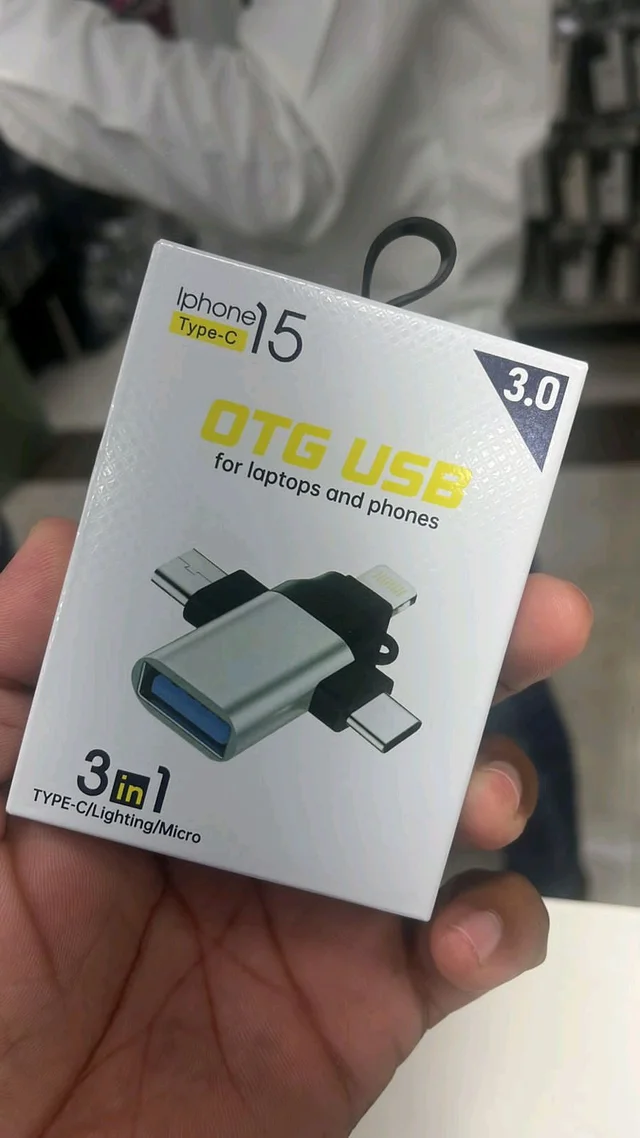 3in1 OTG 100% warking Samsung IPhone 14/16 Warking 100%