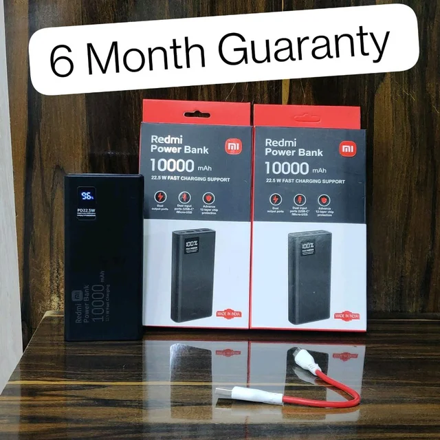 Redmi 10000MAH 22.5W Fast Charging Sports Power Bank