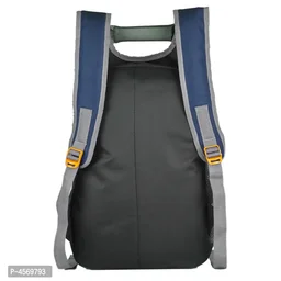 Stylish White And Blue Unisex Backpack