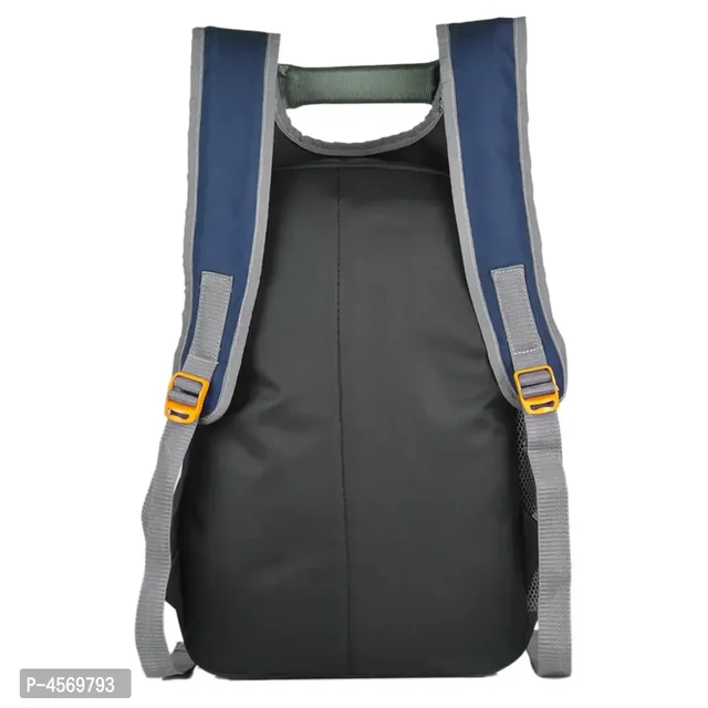 Stylish White And Blue Unisex Backpack