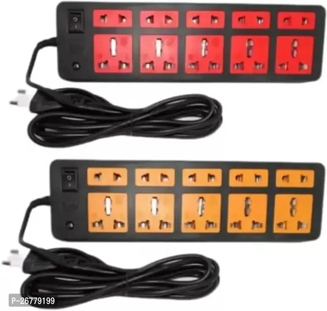 Durable 2Pcs Extension Board 10 Socket Small Size Mini Electronic Board With Cable