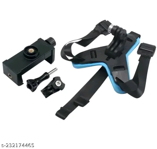 Helmet Chin Strap Mount with Mobile Clip & Screw Compatible with All Smart Phones and Action camerasHelmet Chin Strap Mount with Mobile Clip & Screw Compatible with All Smart Phones and Action cameras