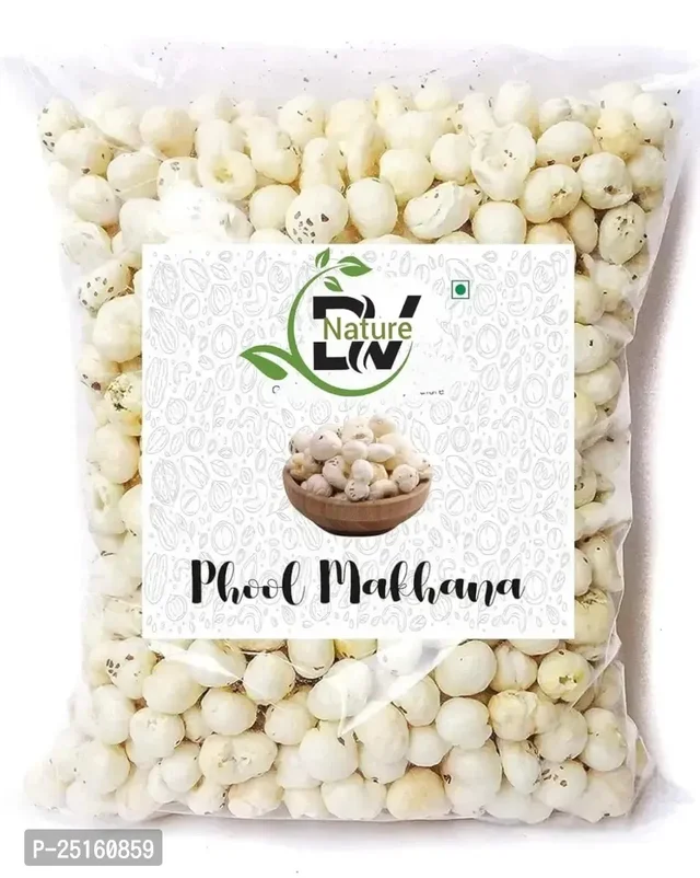 Makhana, 100% Natural Crunchy Fox Nuts (Phool Makhana) 250g - 250g