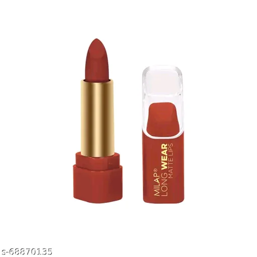 Milap MILAP LONG WEAR Matte Lipstick, Highly Pigmented Lipsticks for Women, Indian Nude Lipstick, (Indian Rose - 620) 4.2g