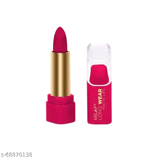 Milap MILAP LONG WEAR Matte Lipstick, Highly Pigmented Lipsticks for Women, Indian Nude Lipstick, (Indian Rose - 620) 4.2g