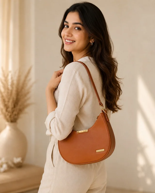 Everyday Elegance Baguette Shoulder Bag