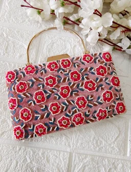 Luxe Editions Festive Clutch - Mauve Pink
