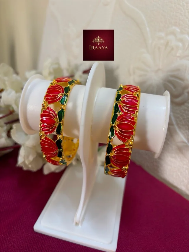 PadmaRani Lotus Bangles (2) - 2.8