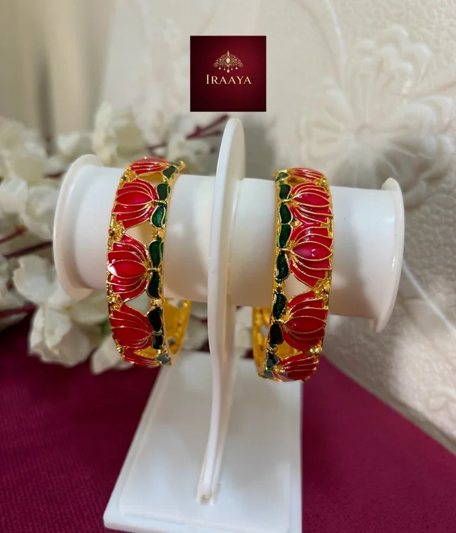 PadmaRani Lotus Bangles (2) - 2.8