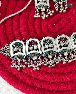 SheeshMahal Noor Choker Set - multi