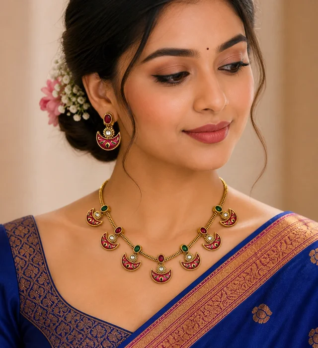 Royal Meenakari Elegance Choker Set