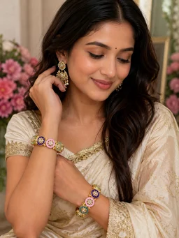 *Statement Ethnic Bangles Set of 2* β¨ - 2.4