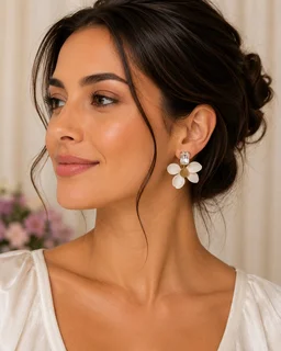 *Bloom Petal Statement Earrings* ✨🌸 - OliveGreen