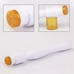 Derma Stamp 1.5 MM With Titanium Needles For Acne Scars, Wrinkles,Hair Regrowth - 1.5 mm, White