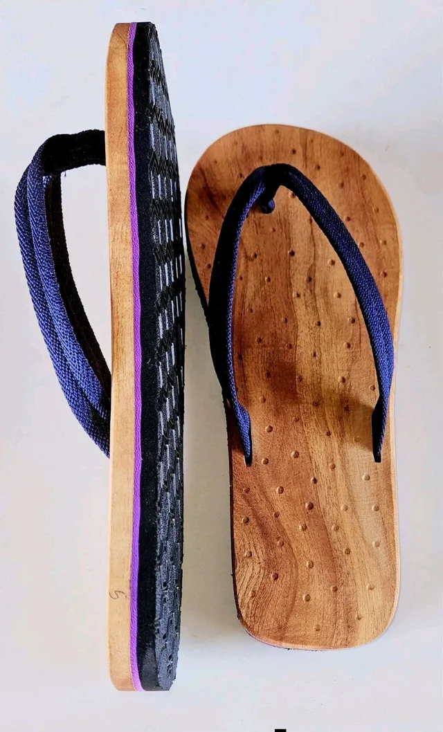 Wooden Chappal - 5
