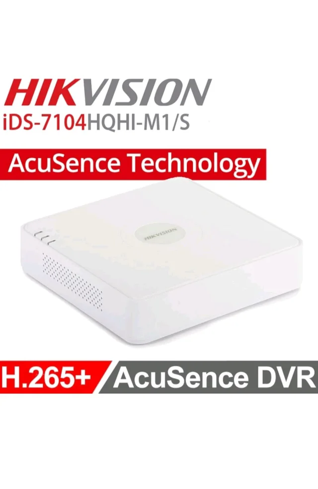 HIKVISION Hikvision 4Ch Dvr iDS-7104HQHI M1/S 2-Way Audio Support | 1080p Recording | H.265 Pro+ Compression | Motion Detection 2.0 | HDMI & VGA Output | Remote Viewing Via Hik-Connect