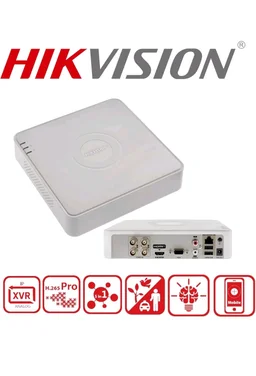 HIKVISION Hikvision 4Ch Dvr iDS-7104HQHI M1/S 2-Way Audio Support | 1080p Recording | H.265 Pro+ Compression | Motion Detection 2.0 | HDMI & VGA Output | Remote Viewing Via Hik-Connect
