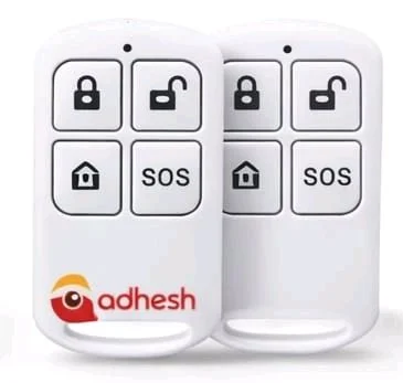 Adhesh Smart Home Security Alarm System Kit with Touch Panel, WiFi + SIM 4G Support, Motion & Door Sensors, Mobile App Control & SOS Alert