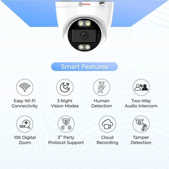 TRUEVIEW 3MP T18237S/T18294S WIFI DOME CAMERA
