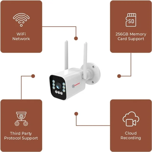 TRUEVIEW 3MP T18238S/T18295S WIFI BULLET CAMERA