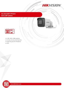 HIKVISION 2MP DS-2CE1ADOT-ITP/ECO CAMERA