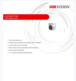 HIKVISION 2MP DS-2CE76DOT-ITMFS DOME CAMERA