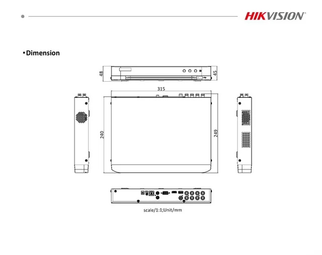 HIKVISION 2MP IDS-7208HQHI-M1/XT