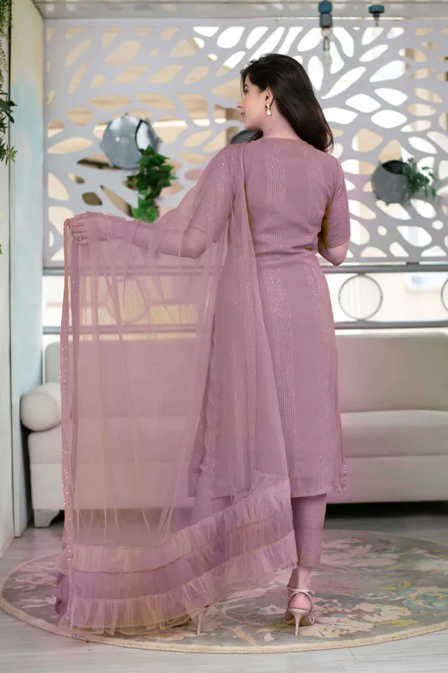 Kurta Set - L, Red