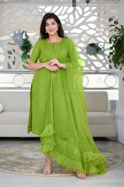 Kurta Set - M, Yellow