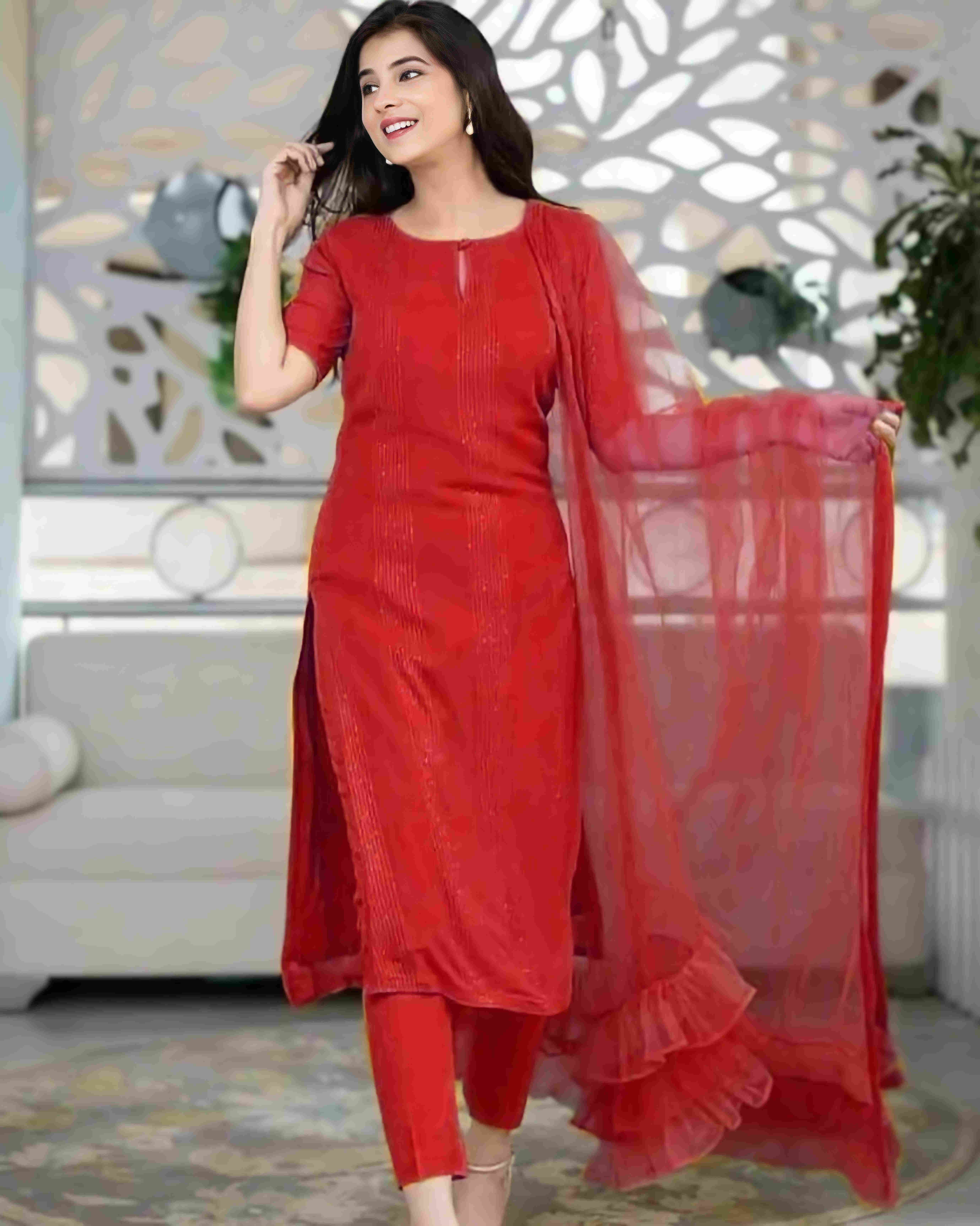 Kurta Set - L, Yellow