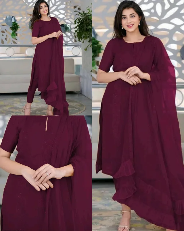 Kurta Set - M, Yellow