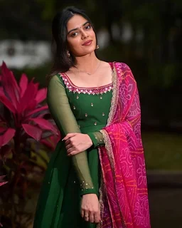 Star Pretty Look Kurti Dupatta Set - L, Green